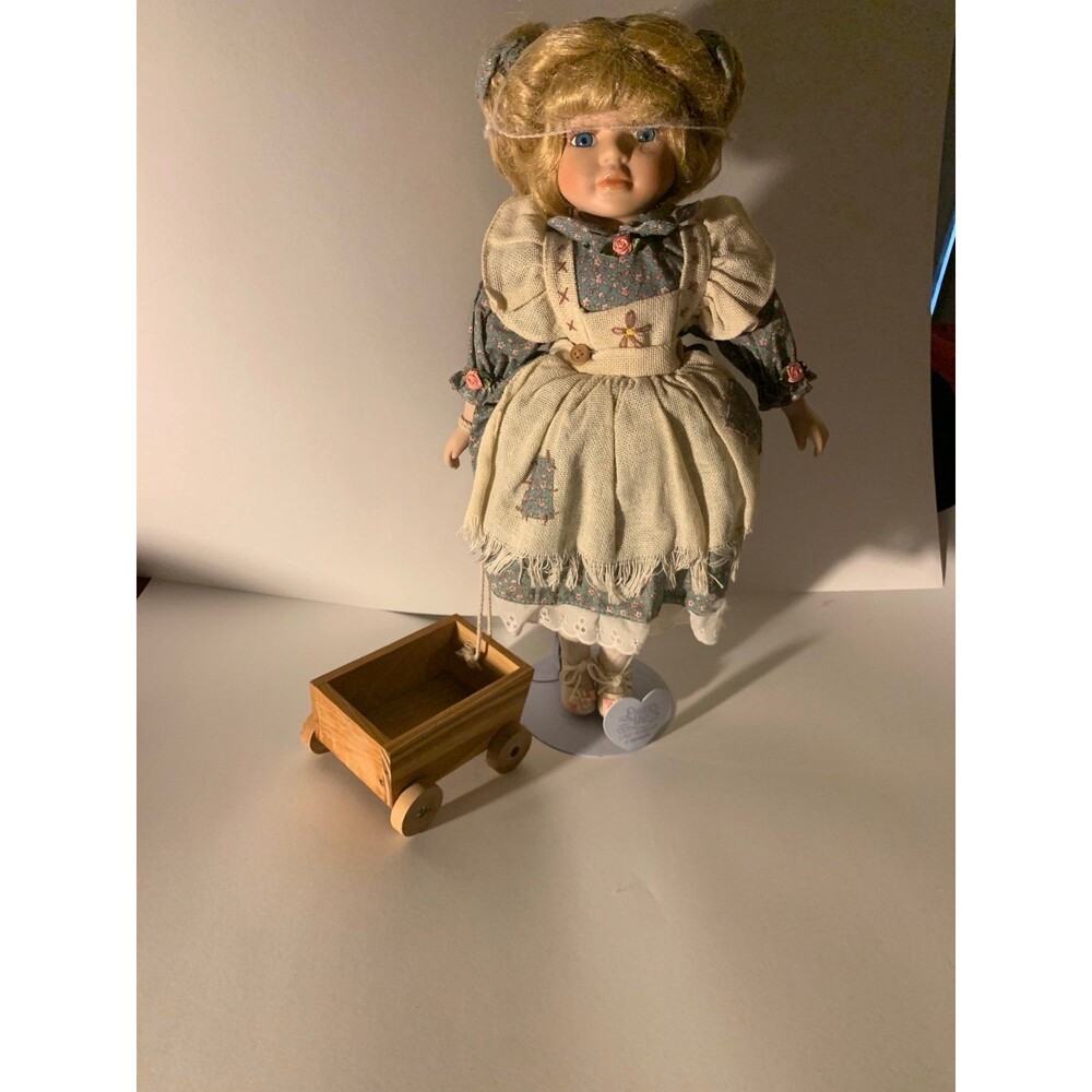 Yesterday's Child "Laura" First Day of School collectable Porcelain doll